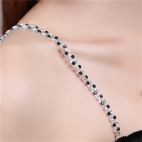 Rhinestones Bras Shoulder Straps Sexy Women Underwear Brassiere Beauty Back Invisible Straps Fashion Lingerie Bra Accessories