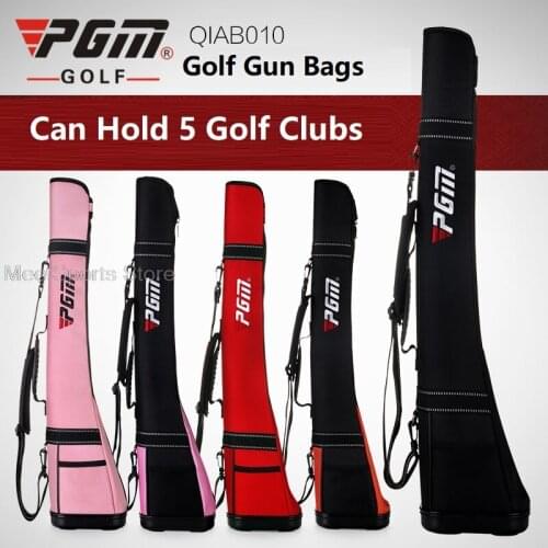 Pgm Golf Gun Bag Ultra Light Nylon Can Hold 4-5 Clubs Guns Bags Large Capacity Comfortable Original Golf Package Shoulder Strap