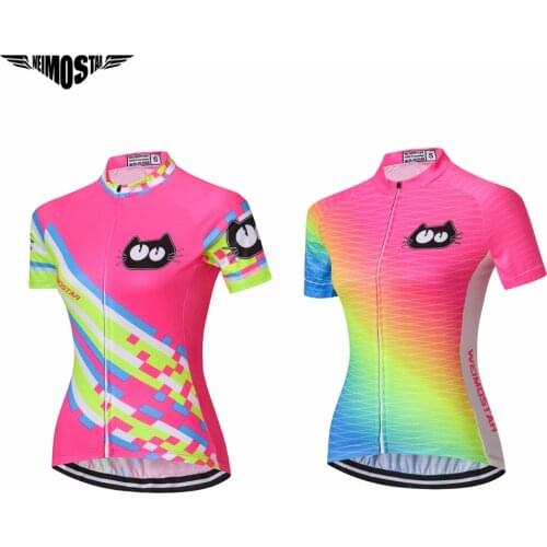2018 Weimostar Cycling Jersey Clothing Women Summer roupa ciclismo Pro Outdoor tops shirts mtb summer short sleeve bike jersey