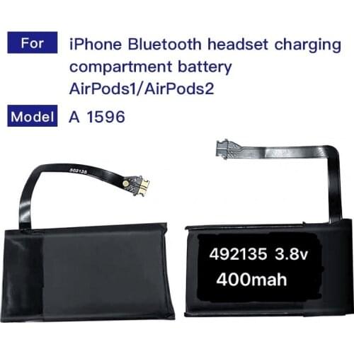 3.8V 400mAh battery for Airpods 1 2 Wireless Charging box A1596 020-00098