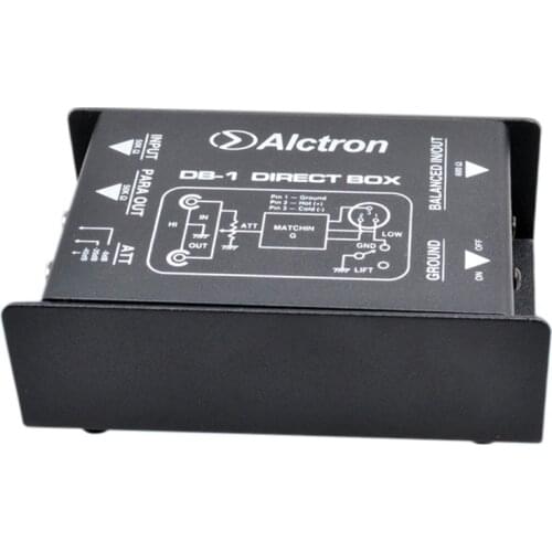Alctron DB-1 Single Pive Impedance Converter DIBOX Front Stage Effector DI Box