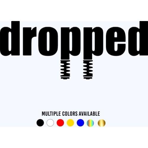 CK3321# funny vinyl car sticker JDM dropped reflective waterproof cool decal car auto stickers for bumper rear window