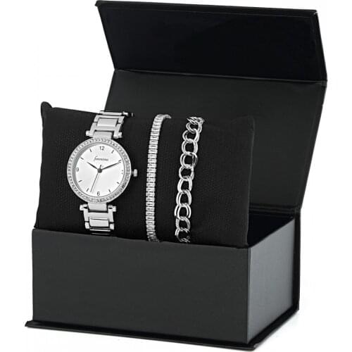 Forentina Bayan Saat Baget Taşlı Bileklik Kombin PS1348