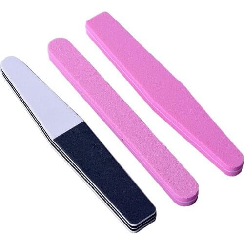 Nail Tools Rhombus Sponge Needle Files Double Side Manicure Rub High Elastic Polish Nail Stripe Nail Polishing Stripe