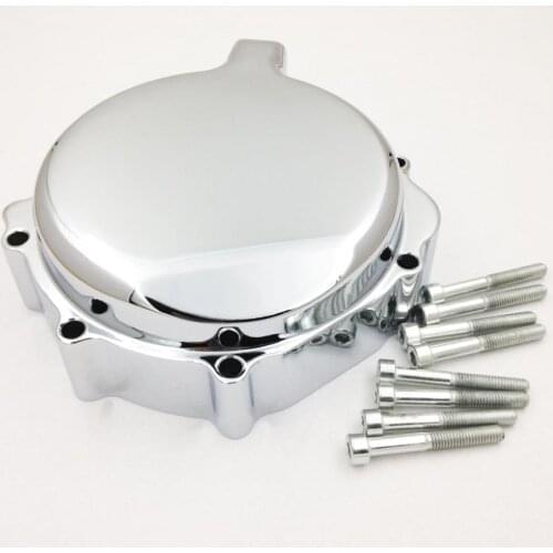 Engine Stator cover Left side For Suzuki 2001 2002 GSXR600 GSXR750 GSXR1000 K1 Motorcycle Bike Black / Chrome