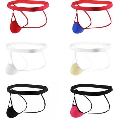 Mens Underpants Breathable Seamless Underwear Sexy Male Underwear G-Strings & Thongs Mens Briefs Sexy Buttocks Hollow Thong