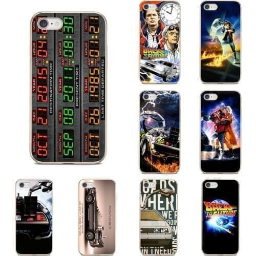 Back To The Future Soft Transparent Cases Covers For Xiaomi Redmi 3 3S 4X Note 3 4 5A 5 6 7 8 Pro Pocophone F1