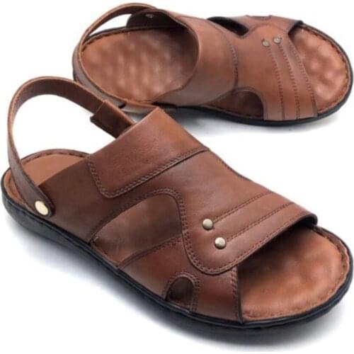 Genuine Leather, Full Orthopedic Sandals, Brown, Travel, Holiday, Hiking, long Time Standing For Those Who, Inner-Outer Soft Comfortable, Quality