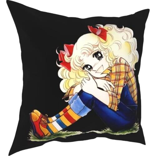 Candy Candy Anime Pillow Cover Home Decorative Cute Girl Cushions Throw Pillow for Home Double-sided Printing Gift Idea