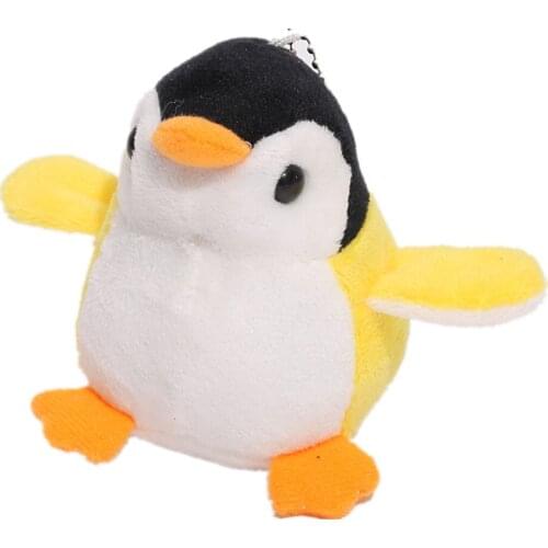 NEW Little Penguin Plush Toy , 1PIECE COLOR RANDOM , 9CM Stuffed Gift keychain Pendant