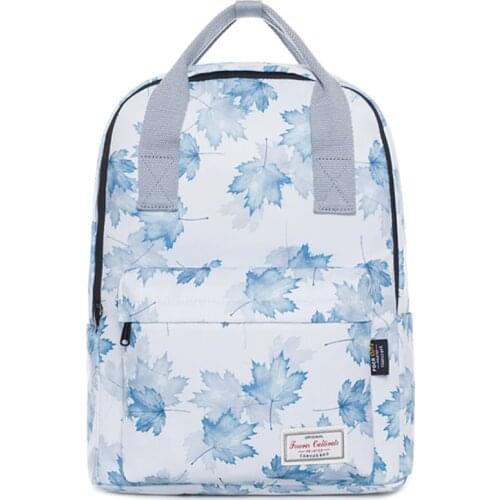 100% Brand New Women Laptop Backpack for Girl School Bag Japan Style Female Shoulder Bag Maple Leaf Rucksack Mochila Feminina