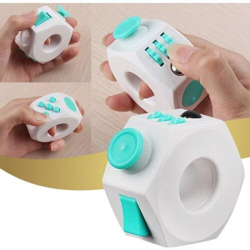 Office Stress Relief Cube Adult Anti-Stress Squeeze Decompression Finger Fidget Toys For Autism ADHD