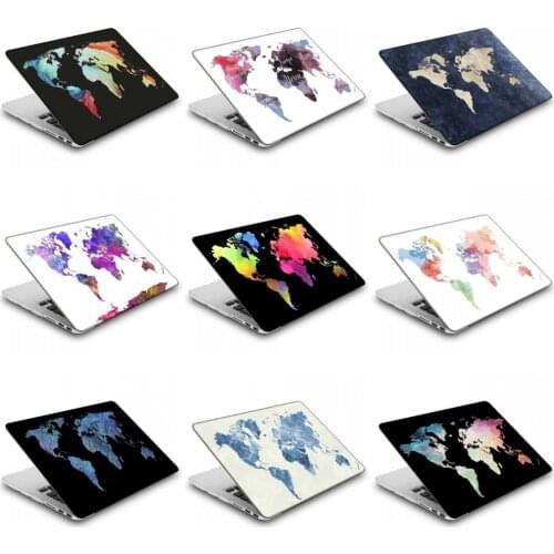 Map pattern Laptop Plastic Hard Case For Macbook Air A2179 A2159 A2141 Pro Retina 11 12 13 15 16 with Touch Bar ID Cover case