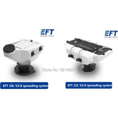EFT 10L spreader 22L spreader V2.0 10kg 22kg water tank spreading system suitable for EFT E410S E610S E616S drone frame
