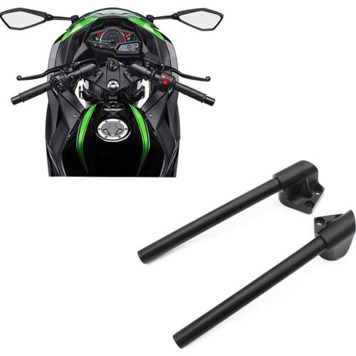 Aluminum Split Handlebar Handle Bar OEM For KAWASAKI Ninja 300 300R 250 250R EX250 Black