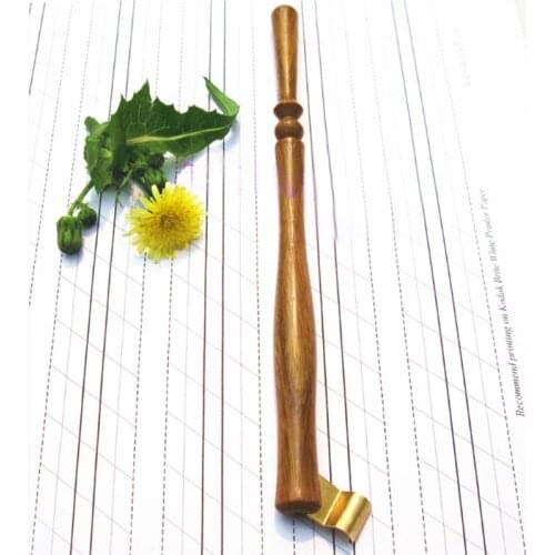 Hand Made Rose Wood Oblique Calligraphy Copperplate Script Writing Dip Pen Holder