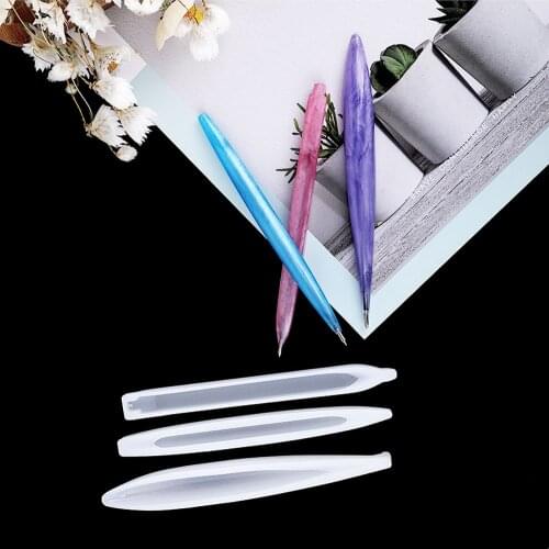 Ballpoint Pen Silicone Mold Make Your Own Ball Pen epoxy Resin Art Supplies Office Stationery Making Silicon Molds for Resin Art