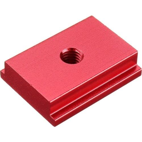 Carpentry Tool T-track Sliding Aluminum Alloy Miter Track Table Saw Router Multitools T-slot Red 1pcs M6 M8 T Slot Nut