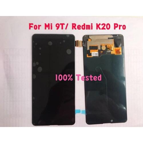 Super Amoled 100% Tested LCD Display For Mi 9T / Mi 9T PRO / K20 / K20 PRO Full Assembly Digitizer Touch Screen Repair Parts