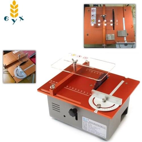 Precision Small Table Saw/Mini Multi-Function Woodworking Cutting Table/DIY Cutting Machine/Desktop Electric Saw/Home Wood Saw