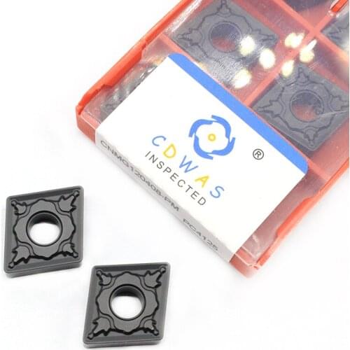 High quality CNMG120408 PM PC4125 Carbide Insert CNC Outer Round Tool Turning Tool CNMG120408