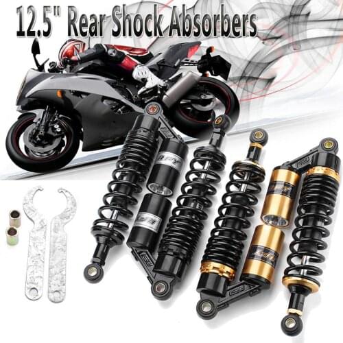 12.5" 320mm Motorcycle Rear Air Shock Absorbers Suspension for Honda for Yamaha for Suzuki Motor Scooter ATV Quad