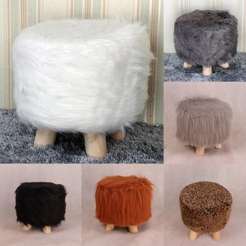 Round Seat Stool Slipcover Protector, Many Size Choose, Comfortable & Machine Washable