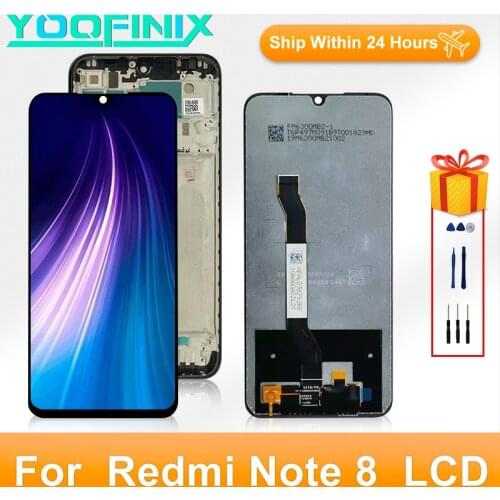 "6.3" Original For Xiaomi Redmi Note 8 Display LCD Touch Screen Digitizer Display Replacement Parts For M1908C3JI M1908C3JH LCD