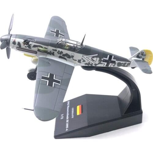 1: 72 World War II Aircraft Model Germany BF109F-4 Simulation Alloy Fighter Gift Collection