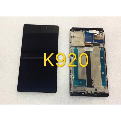 6.0" 2560*1440 For Lenovo K920 Vibe Z2 Pro LCD Display Touch Screen Digitizer Assembly With Frame