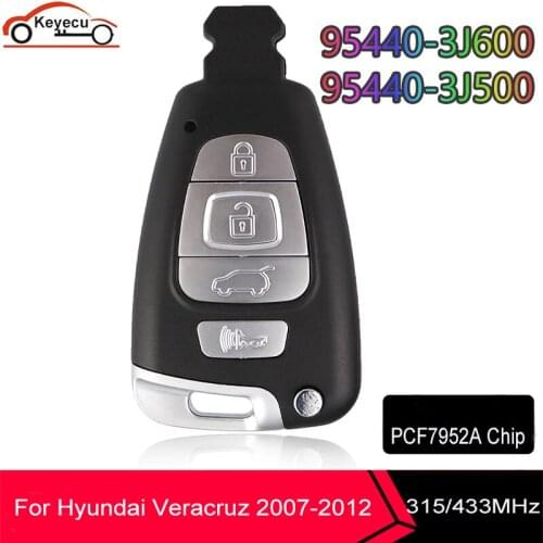 KEYECU for Hyundai Veracruz 2007 2008 2009 2010 2011 2012 Smart Remote Key Fob SY5SVISMKFNA04 95440-3J600 95440-3J500 315/433MHz