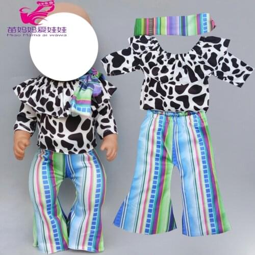 Doll Clothes Indian Style Pants for 43cm New Born Baby Doll 18 Inch Indian Girl Clothes Pants Children Gift