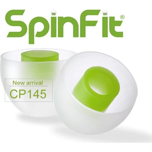 SpinFit CP145 In-ear Earphones Patented 360 Degree Free Rotation Ear Tips Silicone Eartip Innovative Technology CP100M CP800M