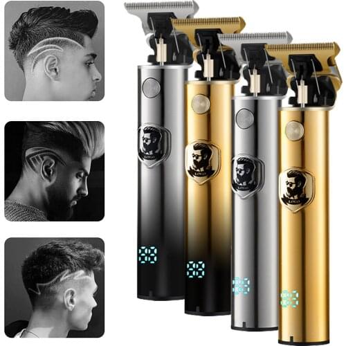 Electric Hair Clipper Hair Trimmer For Men Rechargeable LCD Electric Shaver Beard Barber Machine For Men barber cordless haircut