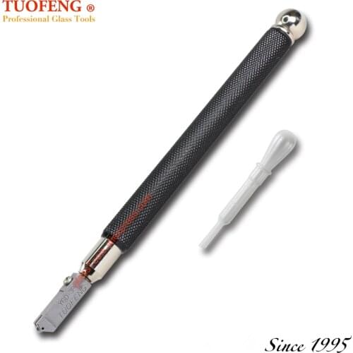 Original TUOFENG Glass Cutter YGD-3 PB Narrow Head for Shape Cutting /Glass Tools OIL CUTTER TOYO Type