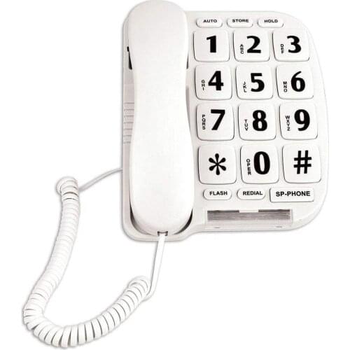 Suitable for the elderly large buttons large volume wired phones hands-free phones fixed phones