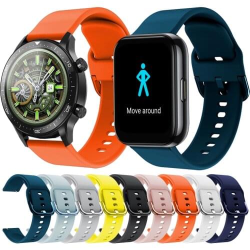 Soft silicone Strap Wristband Compatible with Realme watch 2 Pro / S Pro Band Wriststrap Watchband Replacement Accessories
