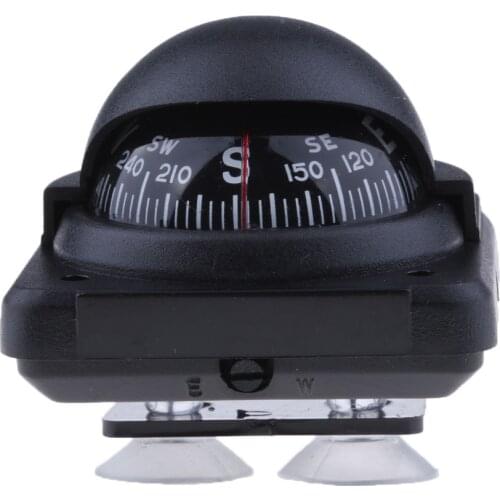 Self-suction Compass Ball with White Dial for Boat Navigation Sailing Car