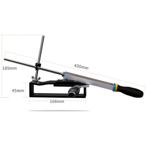 DMD New fix angle Iron Steel Kitchen Sharpener Professional Kitchen Knife Sharpener Fix-angle With 4 Stones