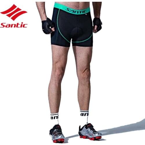 Santic Cycling Shorts Pro Padded Bike Men Underpants Summer Breathable Quick Dry Shorts Bicycle Underwear Culotes Ciclismo