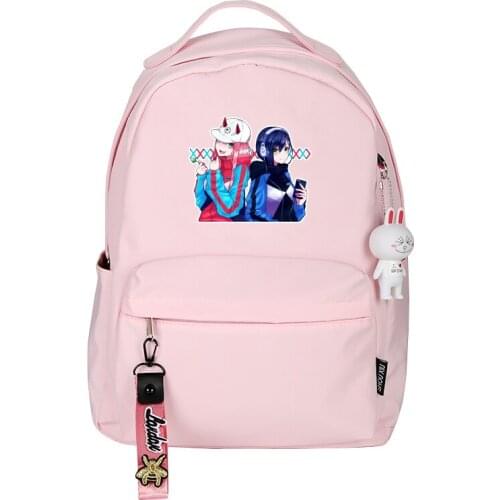 DARLING in the FRANXX ZERO TWO Kawaii Women Backpack Small Bookbag Nylon School Bags Mini Travel Bagpack Anime Shoulder Bags