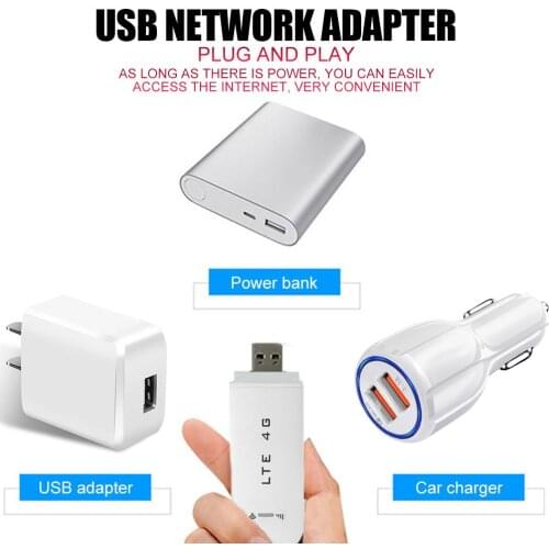IEEE 802.11b 4G LTE USB Modem Network Adapter With WiFi Hotspot SIM Card 4G Wireless Router Support Firewall