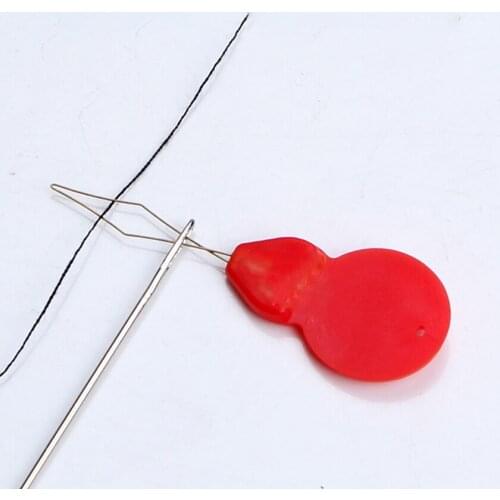 5pcs Long Mouth Copper Wire Needle Threader Grandma Hand Craft Machine Sewing Stitch Needle Through Gadget for Elderly(easy use)