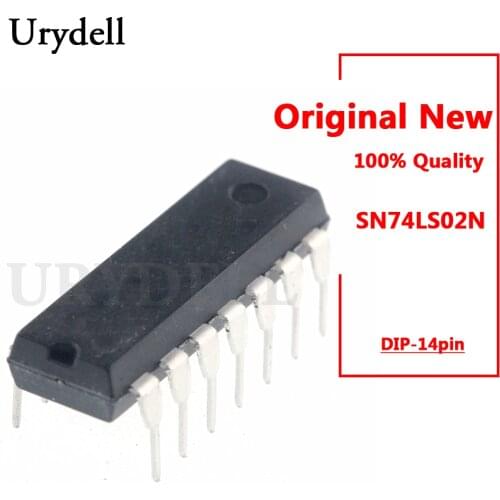 5pcs SN74LS02N 74LS02 Quad 2-Input Nor Gate DIP-14pin