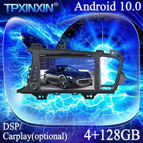 Android 10.0 PX6 4G+128G For Kia Optima K5 2010-2013 Carplay Multimedia Player Tape Recorder GPS Navigation Auto Radio Head Unit