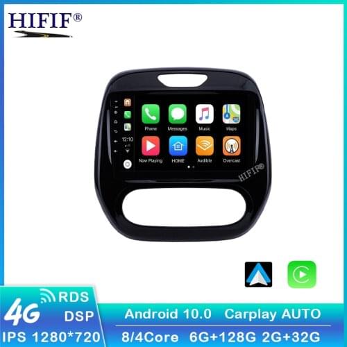 4 G Android 10 2din Car Radio Multimedia Video Player For Renault Kaptur Captur 2016 2017 2018 2019 Navigation GPS audio 2 DIN