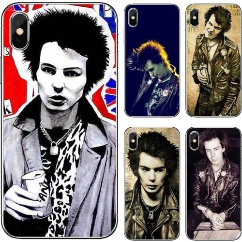 For Samsung Galaxy S7 S8 S9 S10E S20 FE Note 10 20 Edge Lite Plus Ultra Housing Sex-Pistols-Sid-Vicious-Poster-Print