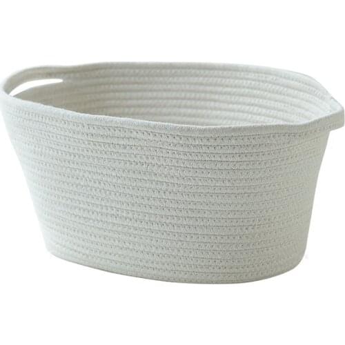 Eco-Friendly Foldable Laundry Hamper Childrens Toys Storage Basket Cotton Dirty Clothes Sundries Storage Bucket