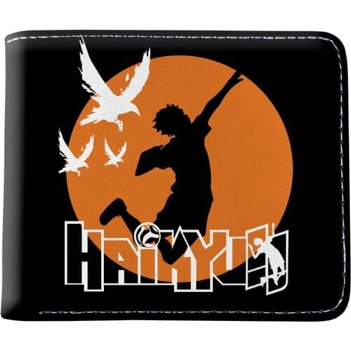 Hot Sell Cartoon Anime Production I.G Haikyuu!! Wallet With Card Holder Coin Pocket