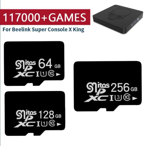 Game Card Used for Beelink Super Console X King Retro Game Console For Sega Saturn/PSP/N64/DC Built-in 50+ Emulators 49000+Games